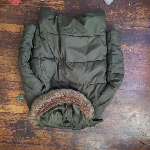 Old Navy Hooded Frost-Free Long-Line Puffer Jacket for women small - Picture 3 of 4